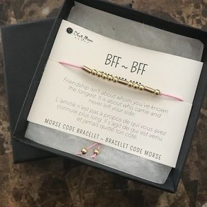 Best friend Morse code bracelet